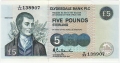 Clydesdale Bank Plc 1 And 5 Pounds 5 Pounds,  2. 4.1990
